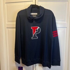 NWT The Tailored Scholar Pennsylvania Quakers Sweatshirt  Size Men XL Color Blue